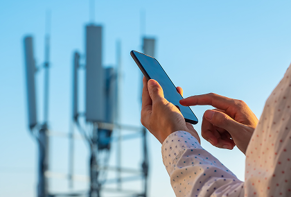 Tower silhouette at sunset
